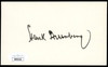 Hank Greenberg Signed Autographed Index Card JSA