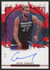 2022-23 Impeccable Rudy Gobert Water Color Auto Red /8 #WCS-RGB