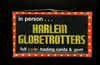 1971 Fleer Harlem Globetrotters Empty Display Box