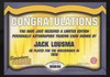2003 TK Legacy Jack Lousma Signature Series Auto #MGB46