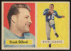 1957 Topps Frank Gifford #88 G/VG (Creases)