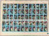 1971 Kellogg's Baseball Set B Complete Uncut Sheet Seaver Brock