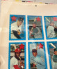 1971 Kellogg's Baseball Set B Complete Uncut Sheet Seaver Brock