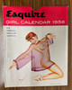 1956 Esquire Pinup Girl Calendar Petty Deluxe Edition Complete with Sleeve