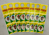 1981-1982 Topps Squirt Panels Lot of 72 Rose Brett Murray