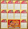 1990-91 Hoops Kodak Osco Drug Chicago Bulls Team Set Uncut Sheet Jordan