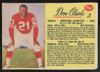 1963 Post CFL Don Clark White Back SP #3 VG/EX