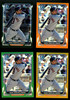 2014 Bowman Chrome Nick Castellanos RC #2 Rainbow Refractor Lot of 4