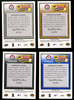 2008 Baseball Heroes Josh Hamilton Auto Rainbow Lot of 4 #12
