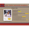 2023 Topps Archives Baseball Hobby Box