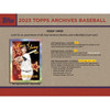 2023 Topps Archives Baseball Collector's Tin Hobby Box