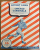 October 18 1942 Detroit Lions vs. Chicago Cardinals Football Program