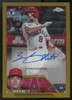 2023 Topps Chrome Update Zach Neto RC Auto Gold /50 #AC-ZN