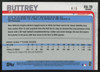 2019 Topps Chrome Ty Buttrey RC Auto Red Wave /5 #RA-TB