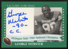 2003 TK Legacy George Webster Victory For MSU Auto #1966A "A"