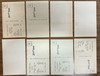 1973 TCMA All-Time Greats Baseball Postcards Lot of 30 VG-EX w/ Mantle
