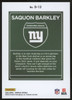 2023 Donruss Saquon Barkley Downtown SSP #D-13