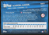 2017 Topps Aaron Judge RC #287 "D"