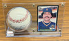 Willie Hernandez Signed Autographed Baseball Inscribed JSA w/ Card Display