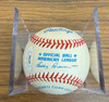 Tom Henrich Signed Autographed Rawlings OAL Baseball JSA