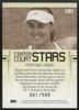 2006 Ace Authentic Martina Hingis Center Court Stars /599 #CC-15