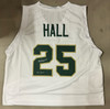 Malik Hall Signed Autographed White Jersey Inscribed