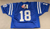 Peyton Manning Signed Autographed Blue Puma Jersey XL JSA