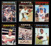 1971 Topps Baseball Partial Set 382/752 EX Overall