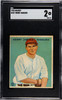 1933 Goudey Henry Heinie Manush RC #107 SGC 2