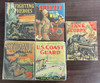 Vintage Big/Better Little Book lot of 5 Tank Corps Skeezix U.S. Coast Guard