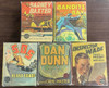 Vintage Big Little Book lot of 5 Bandits at Bay Inspector Wade Dan Dunn