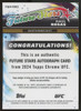 2024 Topps Chrome UFC Raul Rosas Future Stars Auto Gold /50 #FSA-RRO