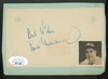 Hank Greenberg Signed Autographed Cut JSA