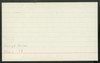 George Halas Signed Autographed Index Card JSA