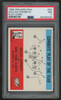 1965 Philadelphia Dallas Cowboys Play Tom Landry #56 PSA 7