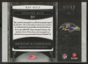 2008 Leaf Limited Ray Rice RC Patch Auto RPA /15 #31
