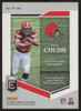 2018 Donruss Elite Nick Chubb Turn of the Century RC Auto Purple /25 #TC-NC