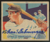 1934-36 1935 Diamond Stars Charlie Gehringer #77 Signed Auto (Paper Loss)