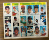 1969 MLB Baseball Stars Official Photo Stamps Complete Set AL NL 1-9 216 Stamps
