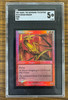 2001 Magic Shivan Dragon 7th Edition Foil Rare #218 SGC 5