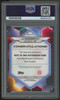 2023 Bowman's Best University JJ McCarthy Auto Red Lava /5 #BOA-JJM PSA 10