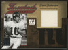 2005 Donruss Elite Fran Tarkenton Eli Manning Throwback Threads /75 #TT-42