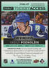 2021-22 Credentials Vasily Podkolzin Debut Ticket Access Auto Green /25 #DTAA-VP