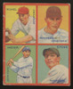 1935 Goudey 4-in-1 Kuhel Whitehill Meyer Stone #9H Poor