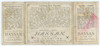 1912 T202 Hassan Triple Folders Roger Bresnahan Rebel Oakes Poor