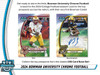 2024 Bowman University Chrome Football Jumbo Hobby Box