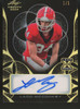 2024 Leaf Trinity Ladd McConkey XRC Auto Black 1/1 #BA-LMC