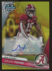 2023 Bowman University Chrome Dallas Turner Auto Yellow /75 #51