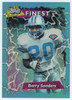 1995 Topps Finest Barry Sanders Pro Bowl Jumbo Refractor #17