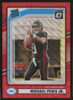 2024 Donruss Optic Preview Michael Penix Jr. Rated Rookie Red Wave #308